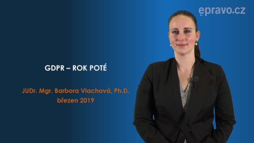 GDPR - rok poté