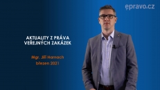 Aktuality z práva veřejných zakázek (březen 2021)