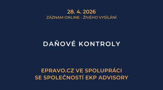 ZÁZNAM: Daňové kontroly - 28.4.2026