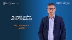 Aktuality z práva veřejných zakázek (září 2022)