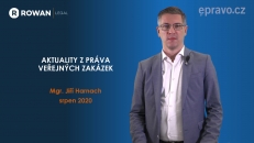 Aktuality z práva veřejných zakázek (srpen 2020)