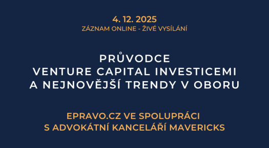 ZÁZNAM: Průvodce venture capital investicemi a nejnovější trendy v oboru - 4.12.2025