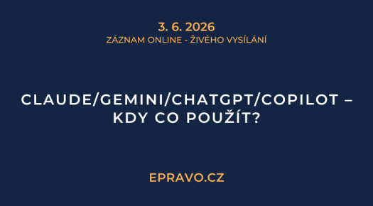 ZÁZNAM: Claude/Gemini/ChatGPT/Copilot – kdy co použít? - 3.6.2026