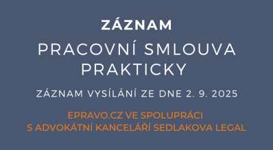 ZÁZNAM: Pracovní smlouva prakticky - 2.9.2025