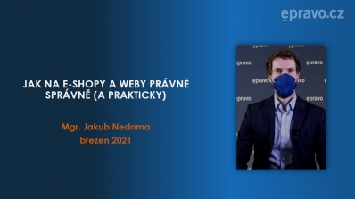 Jak na e-shopy a weby právně správně (a prakticky)