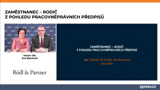 Zaměstnanec – rodič z pohledu pracovněprávních předpisů