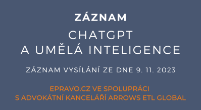 ZÁZNAM: ChatGPT a umělá inteligence - 9.11.2023
