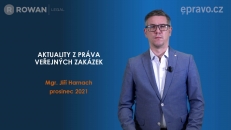 Aktuality z praxe veřejných zakázek (prosinec 2021)