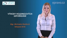 Výhody holdingového uspořádání, vytvoření holdingové struktury