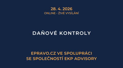 Daňové kontroly (online - živé vysílání) - 28.4.2026