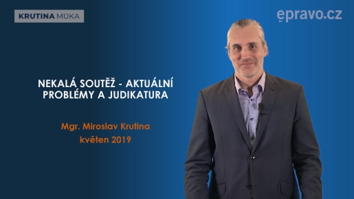 Nekalá soutěž - aktuální problémy a judikatura