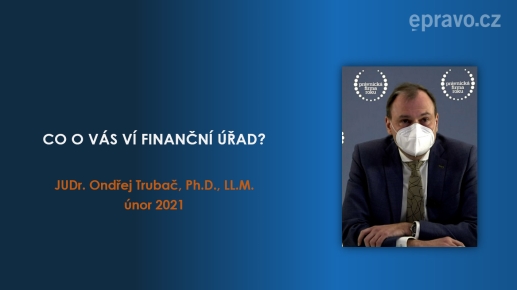 Co o Vás ví finanční úřad?