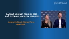 Daňové novinky pro rok 2023 - Daň z přidané hodnoty 2022–2023
